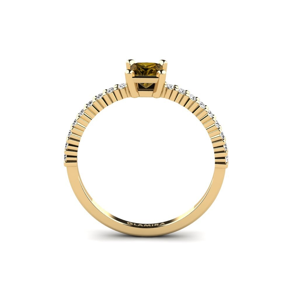 Circón Marrón Anillo de compromiso Millahue