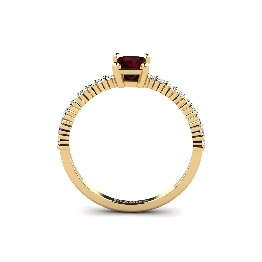 Garnet Engagement Ring Millahue