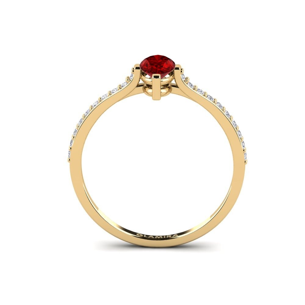 Ruby (Lab Created) Ring Orongo