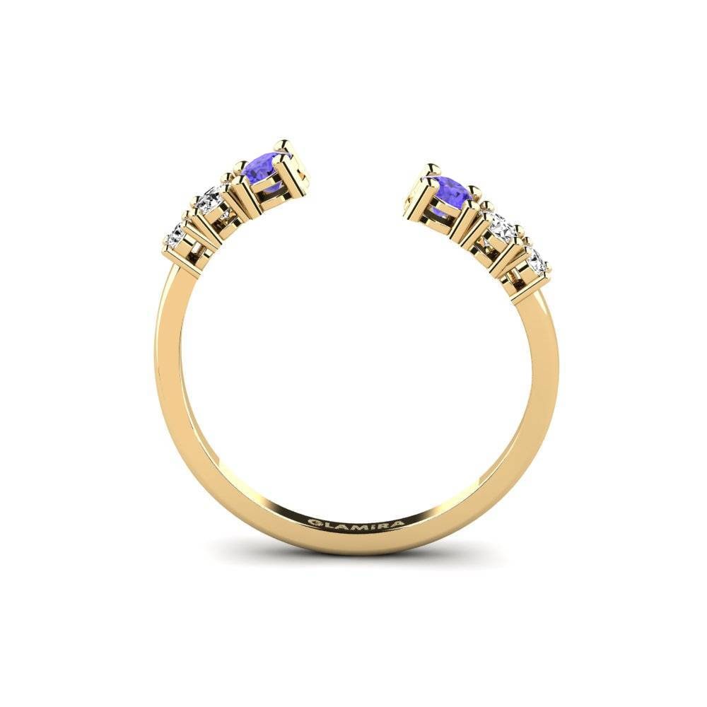 Đá Tanzanite Nhẫn Porvenir