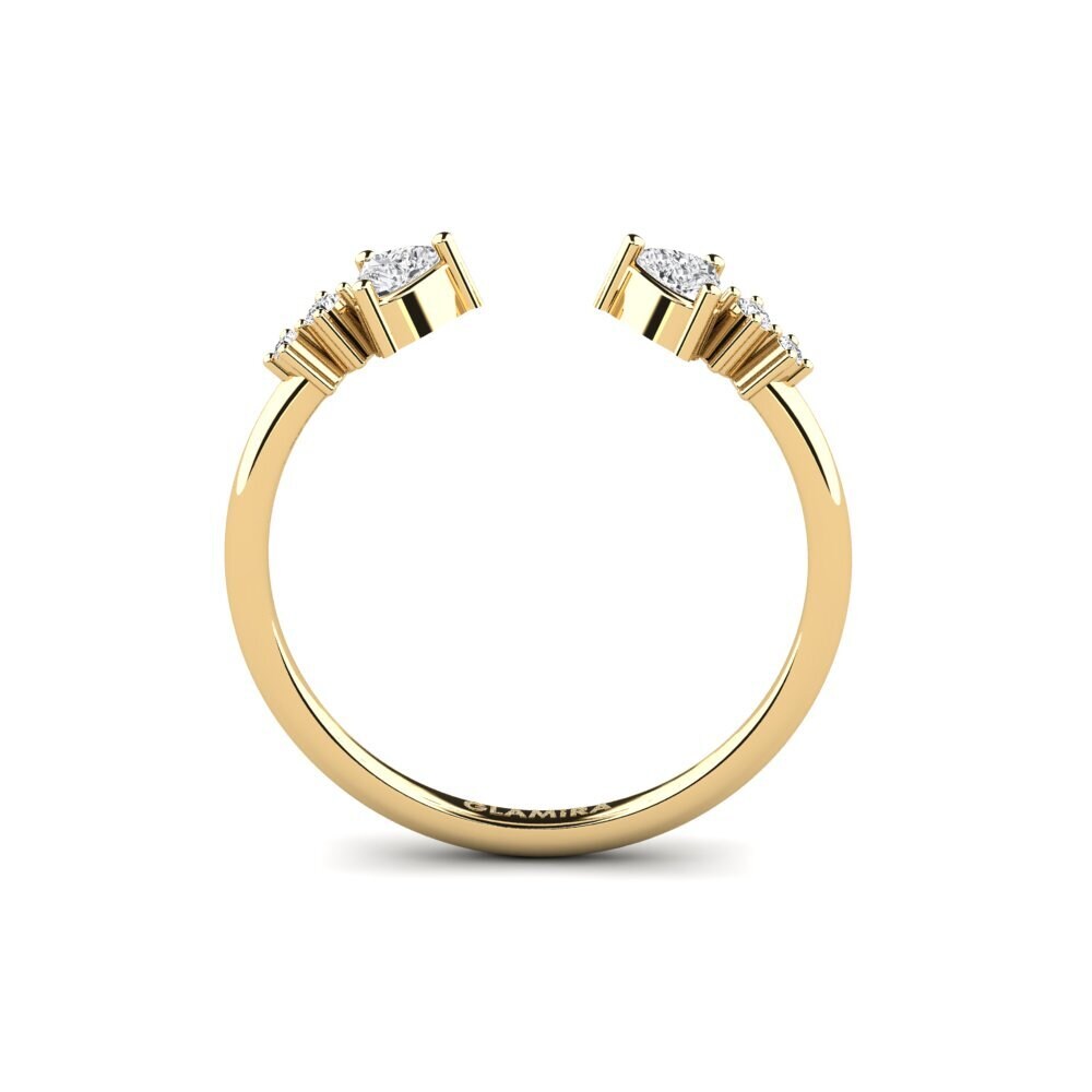 diamante-safira Anel Romitan
