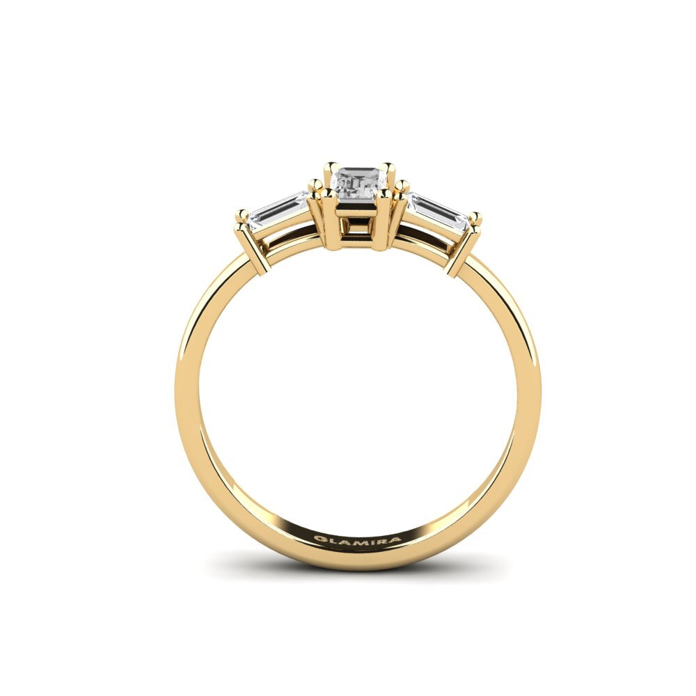 Zafiro blanco Anillo Rudovci