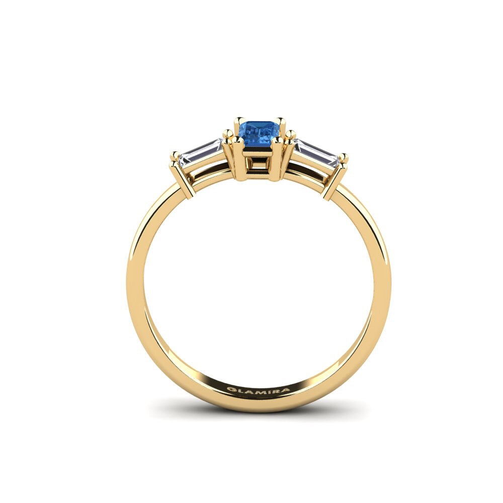 Dark Blue Zirconia Ring Rudovci