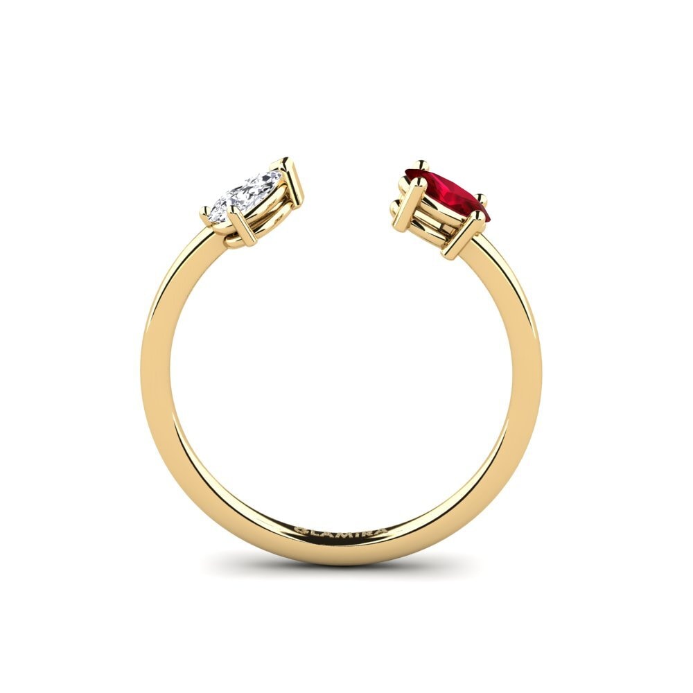 Red Zirconia Ring Syravelle