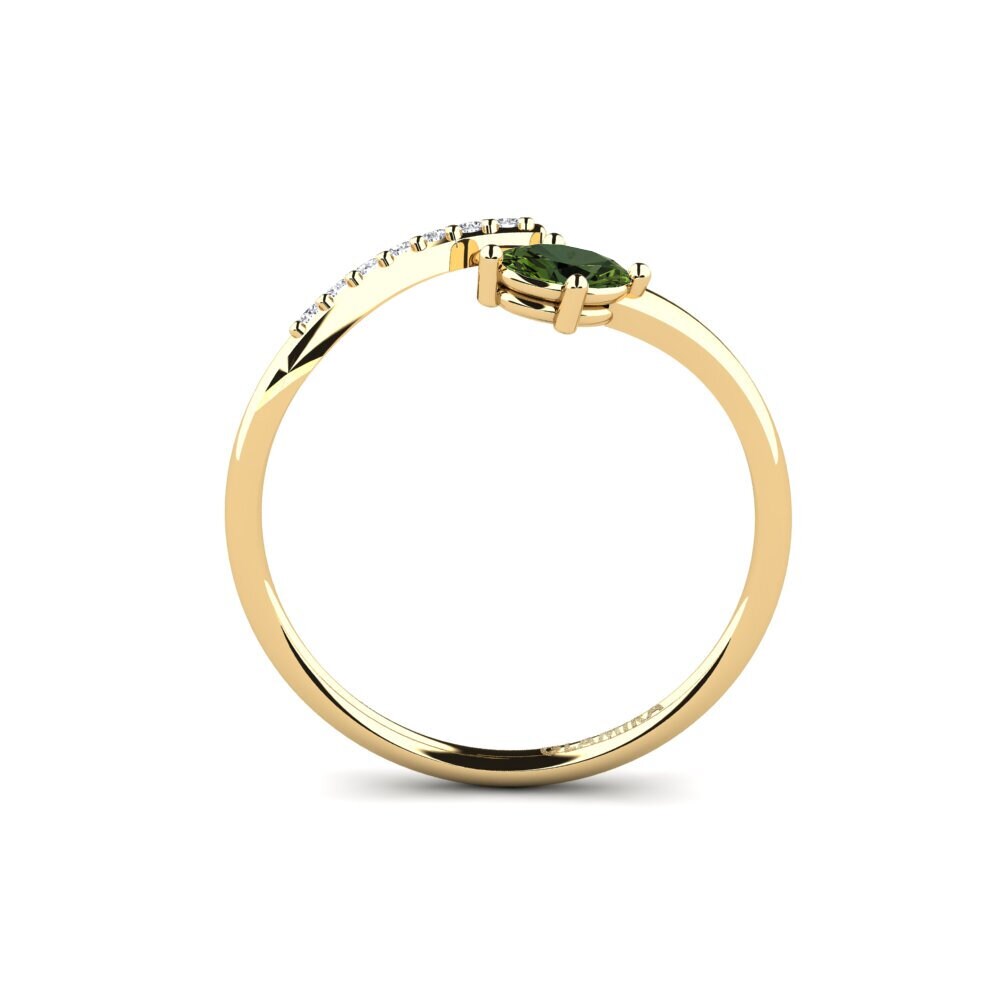 Green Sapphire Ring Tirevia