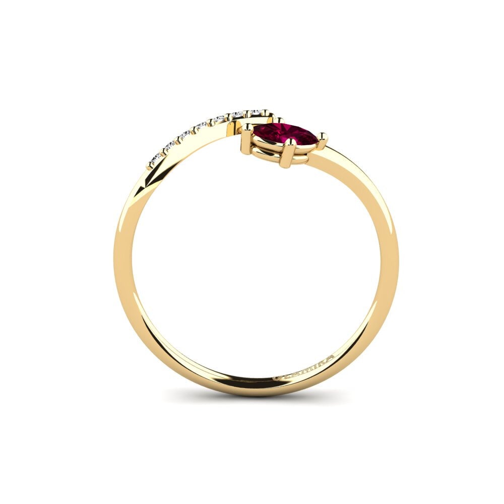 Rhodolit-Granat Ring Tirevia