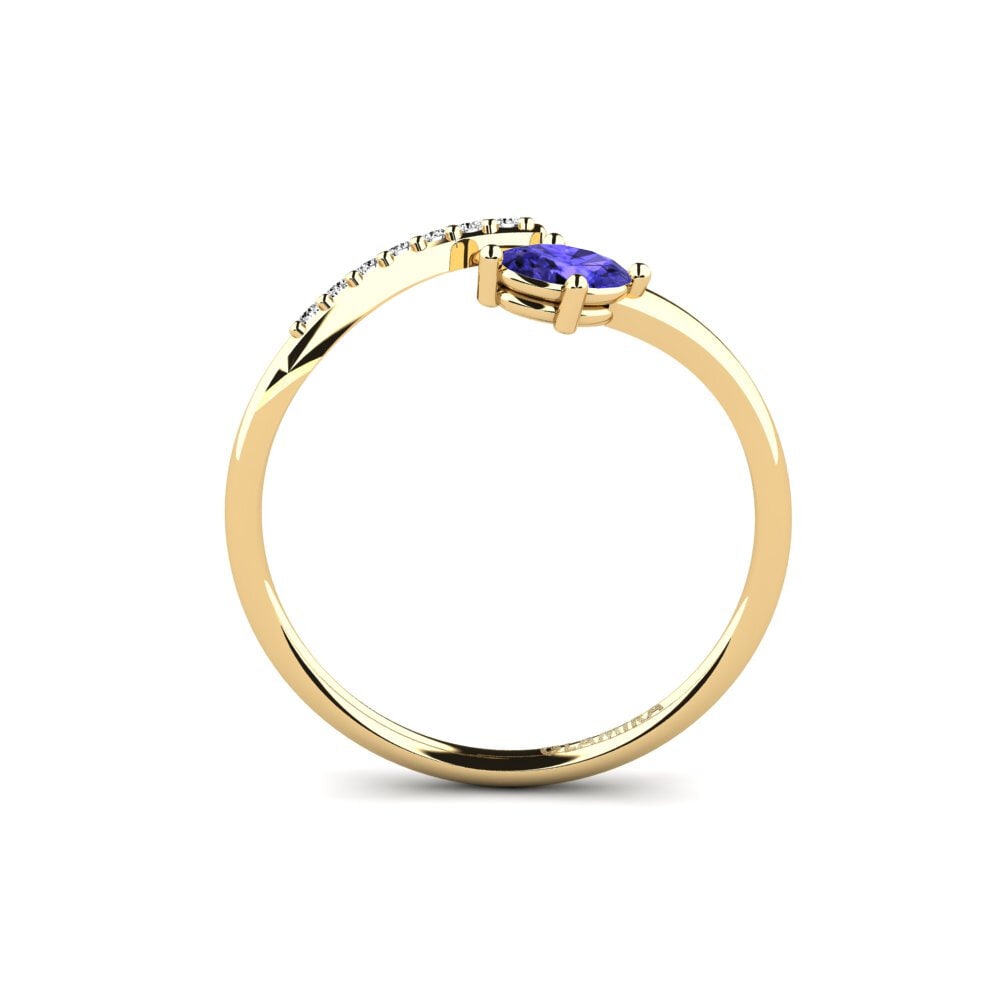 Đá Tanzanite Nhẫn Tirevia