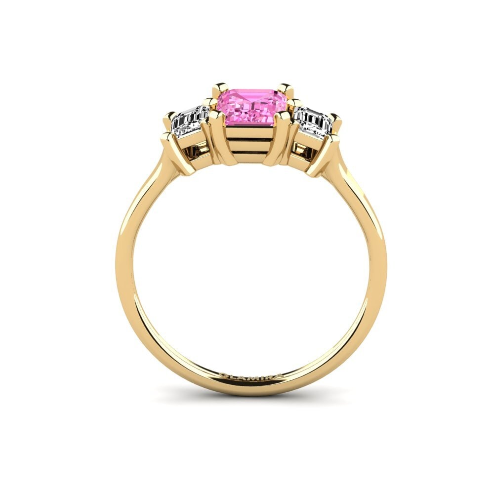 Topacio Rosa Anillo Velourae