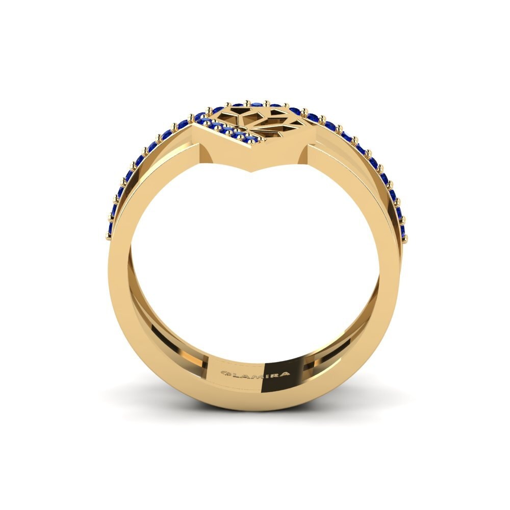 Saphir Ring Kuhle