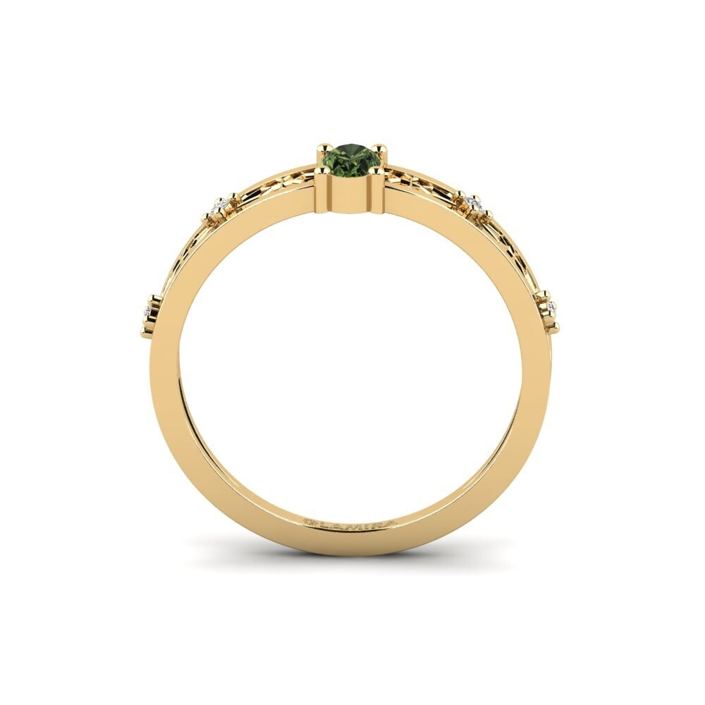 Green Sapphire Ring Kumotori