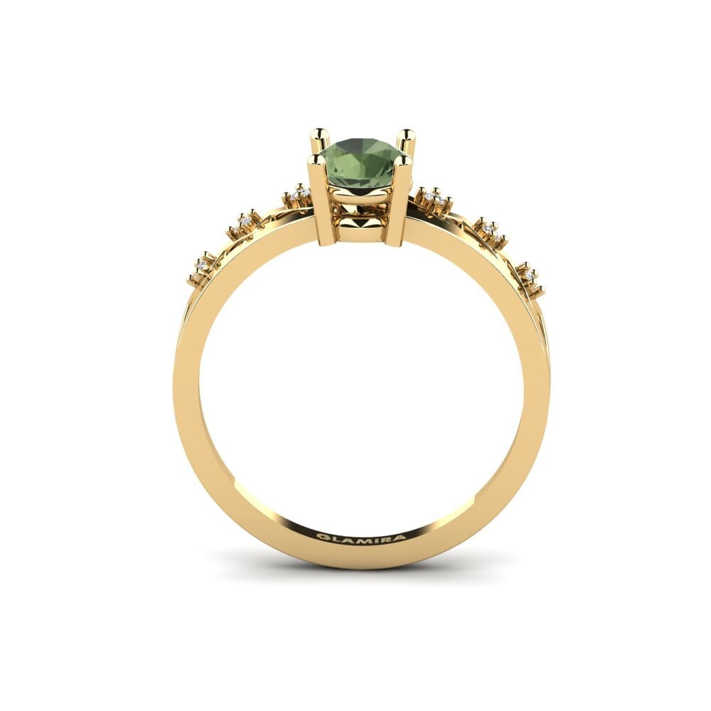 Green Sapphire Ring Skera