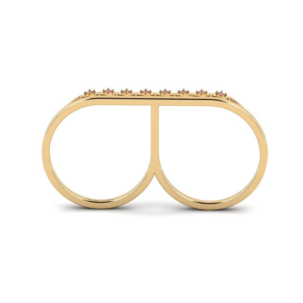 Rhodolite Garnet Ring Naispela