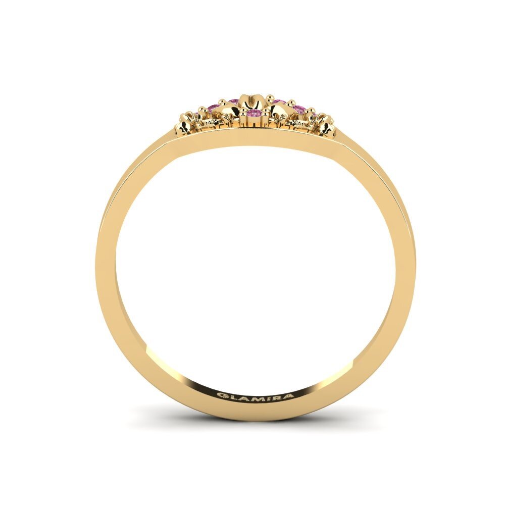 Rhodolite Garnet Ring Altorelief