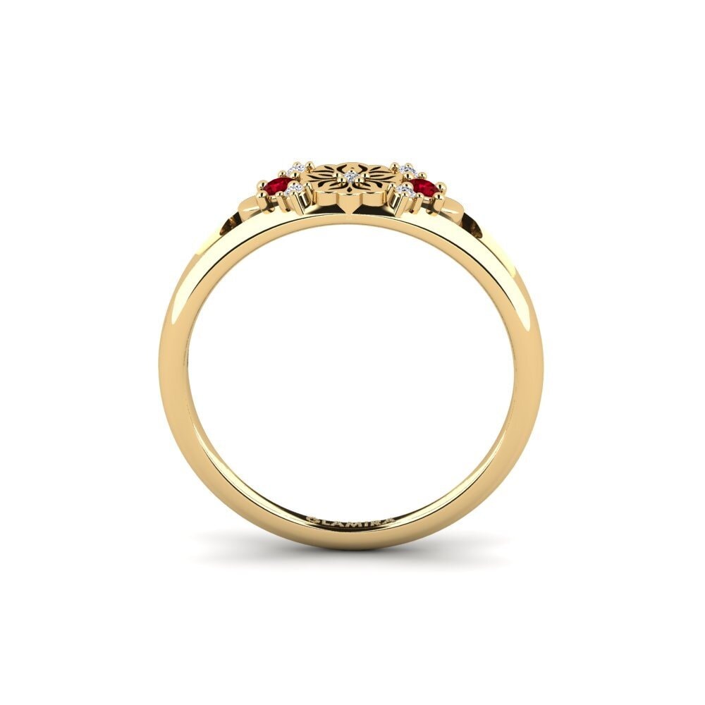 Red Zirconia Ring Fiefita