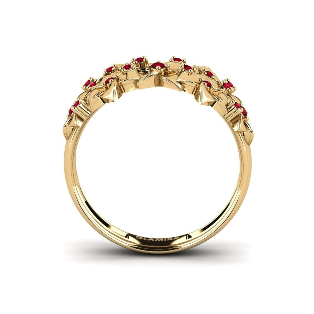 Red Zirconia Ring Norra