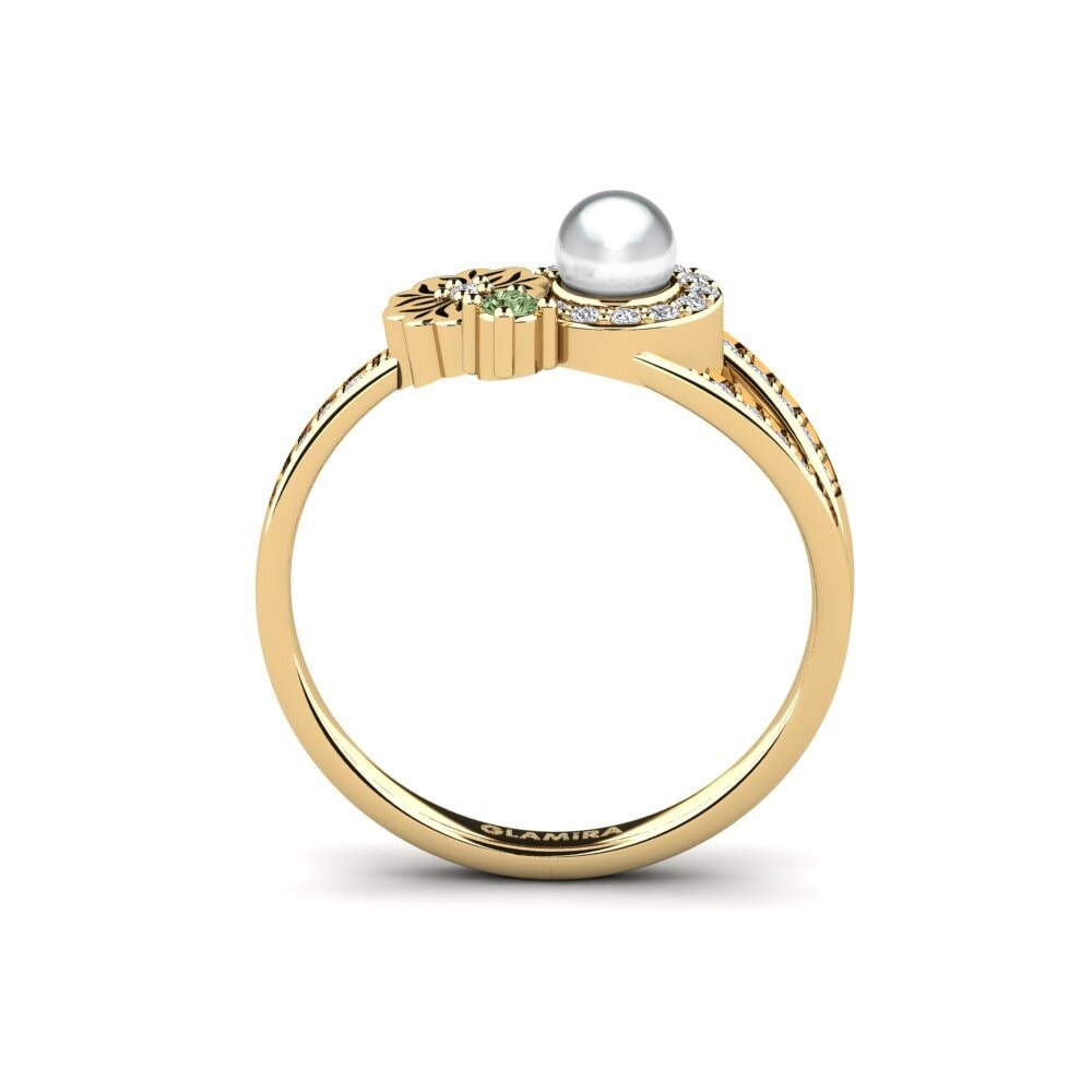 Diamante Verde Anel Nzoroko