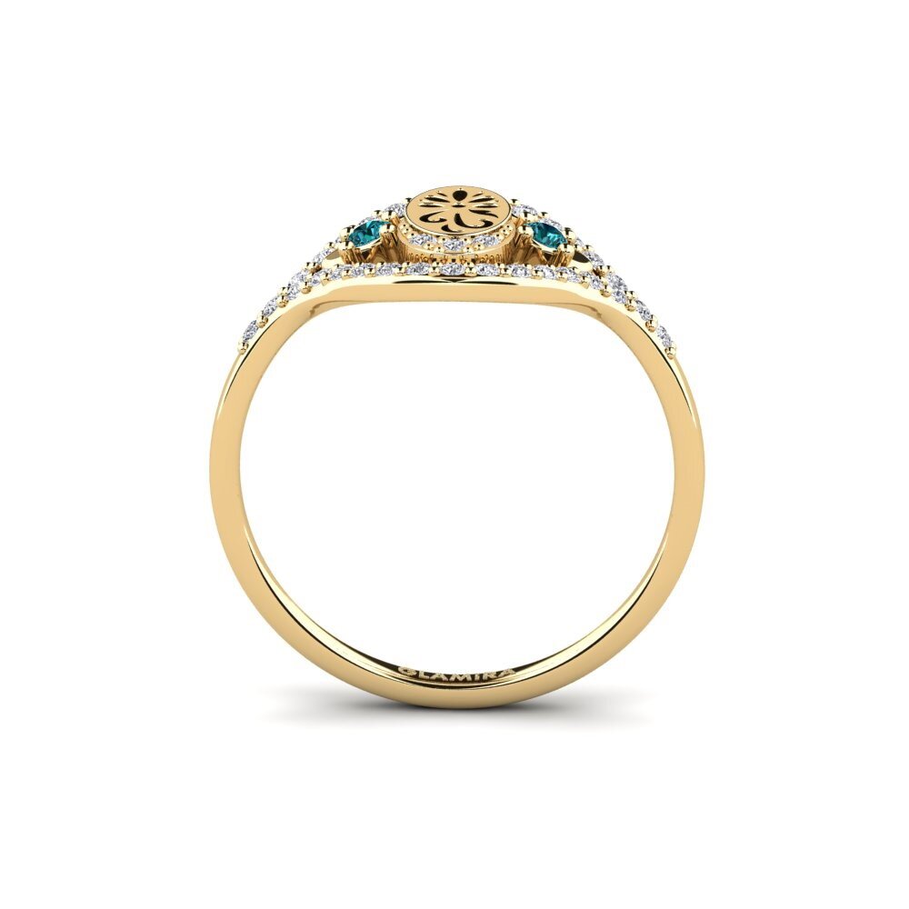 Blue Diamond Ring Panqara