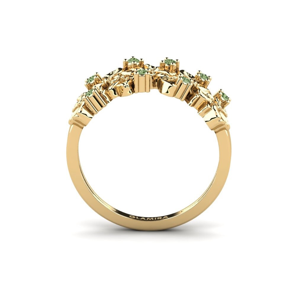 Diamante Verde Anel Portabellia