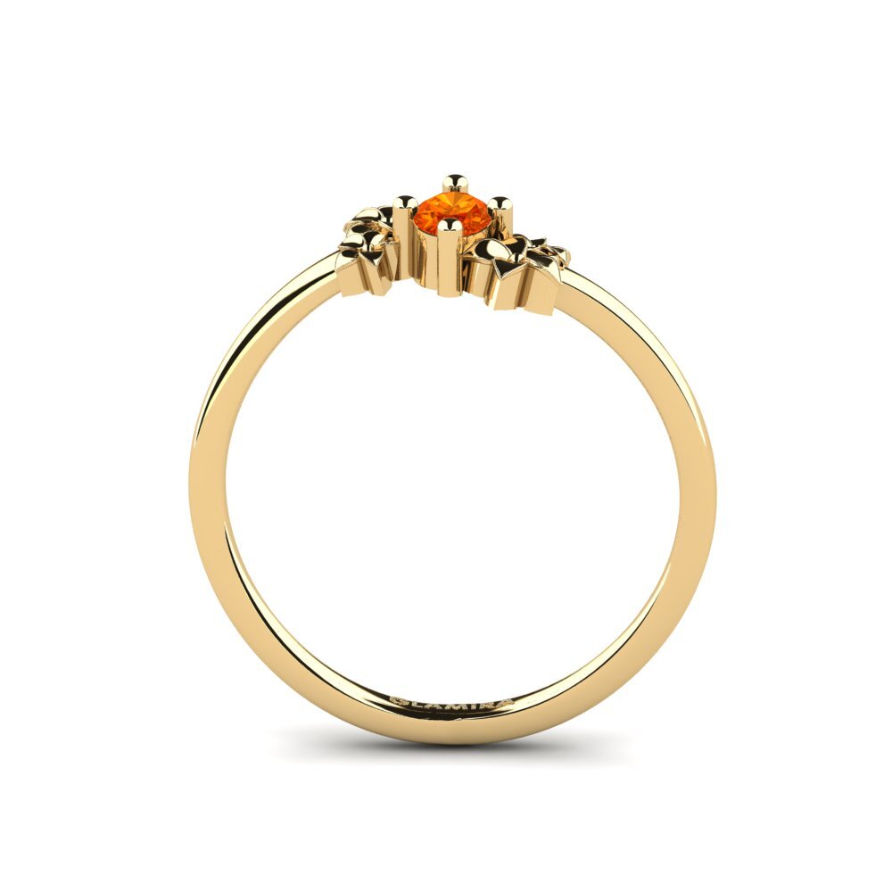 Orange Sapphire Ring Rohen