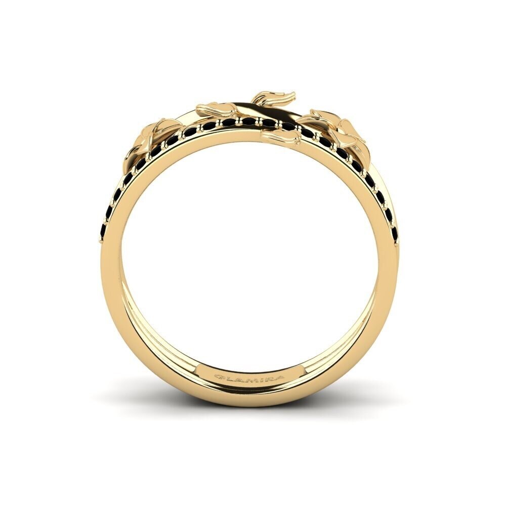 Diamante Negro Anillo Sloanea