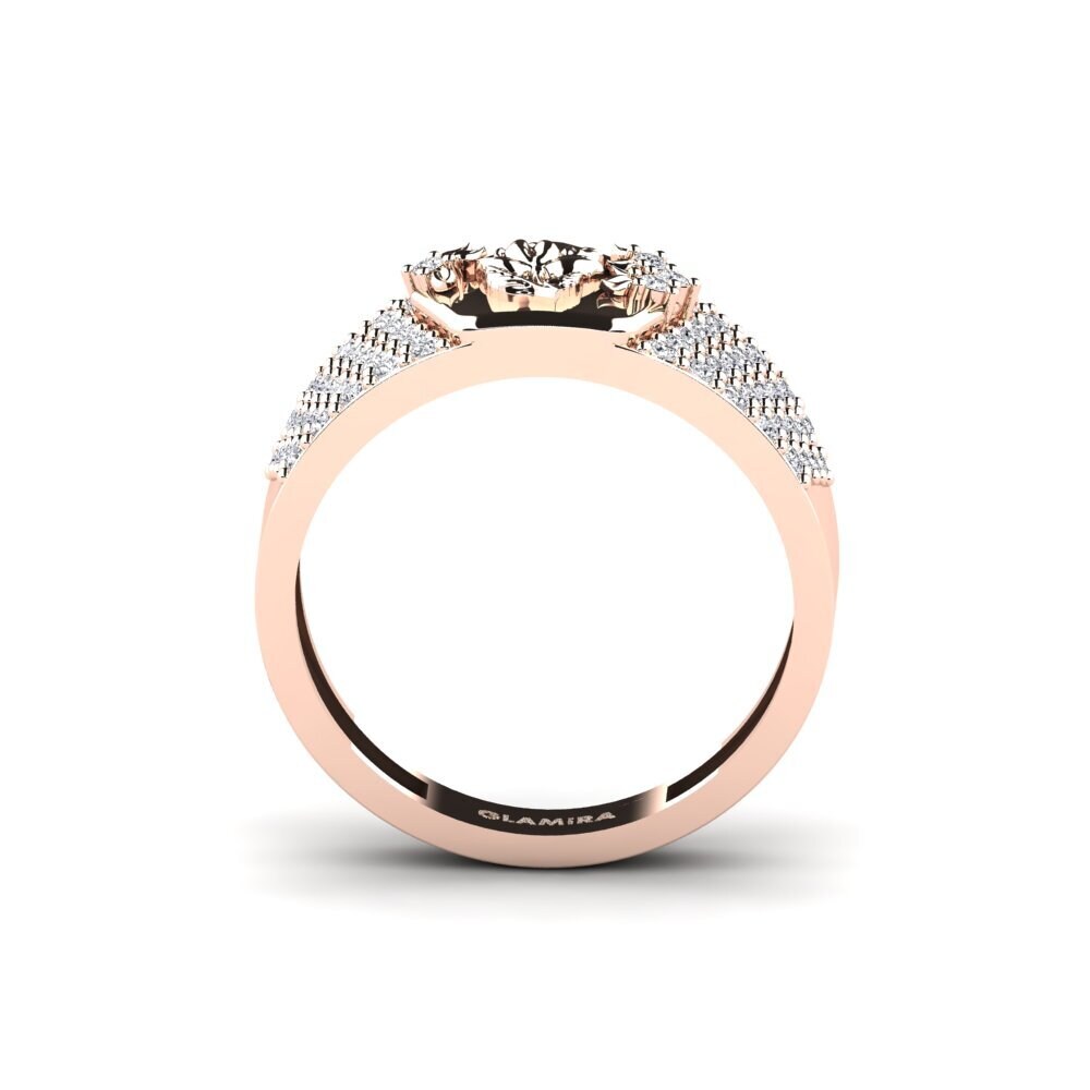 14ct Rose Gold Diamond Ring Trabalho