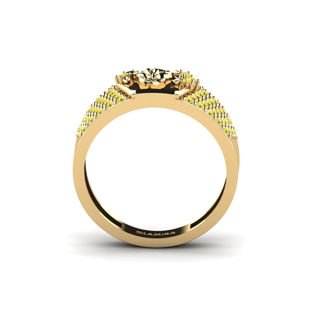 Zafiro amarillo Anillo Trabalho