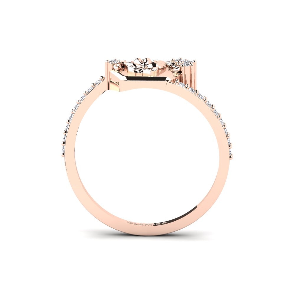 14ct Rose Gold Diamond Ring Varslighet