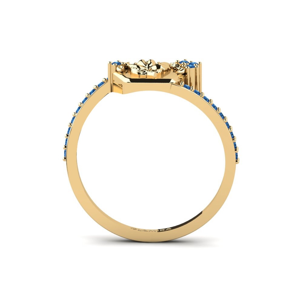 Dark Blue Zirconia Ring Varslighet