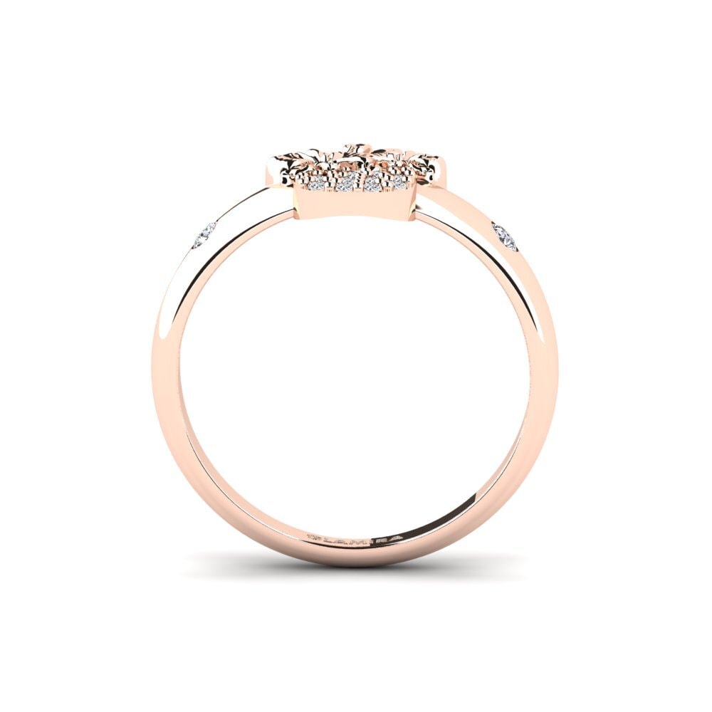 9ct Rose Gold Ring Veloria