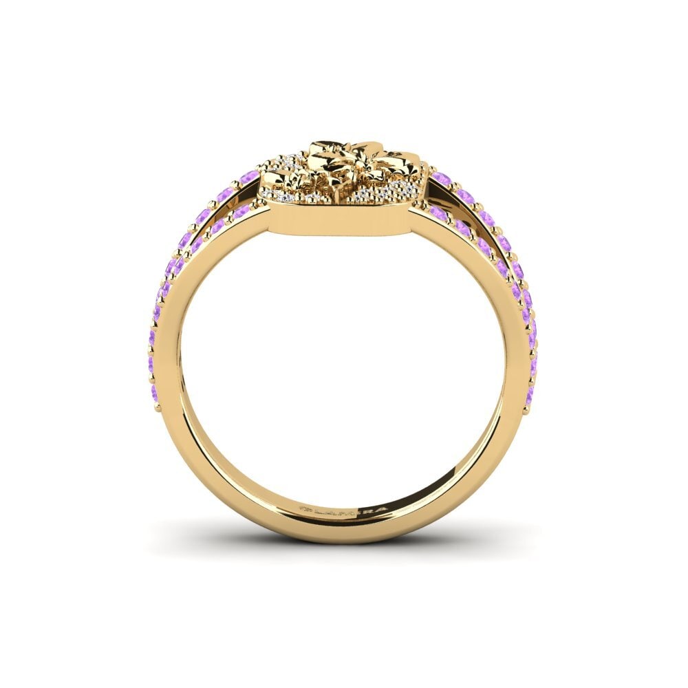 Amatista Anillo Vielle