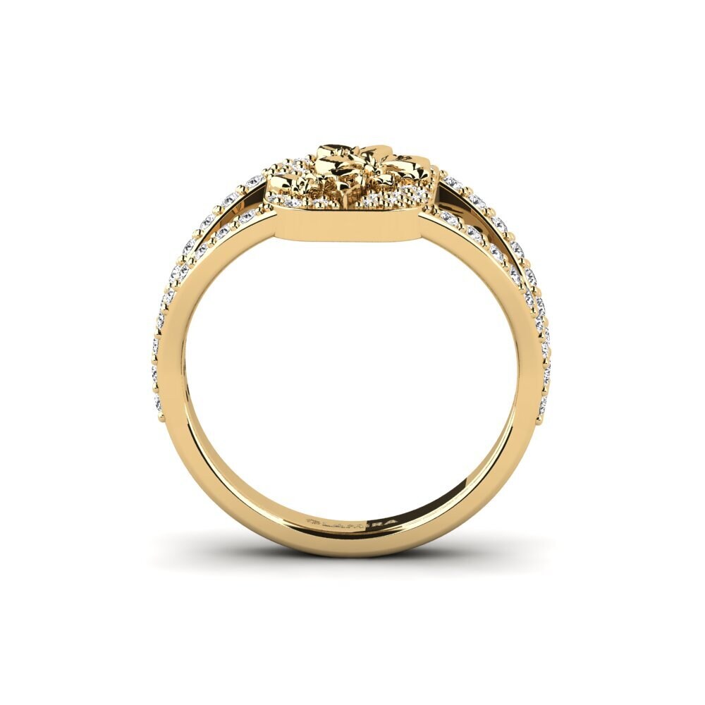 Zafiro blanco Anillo Vielle