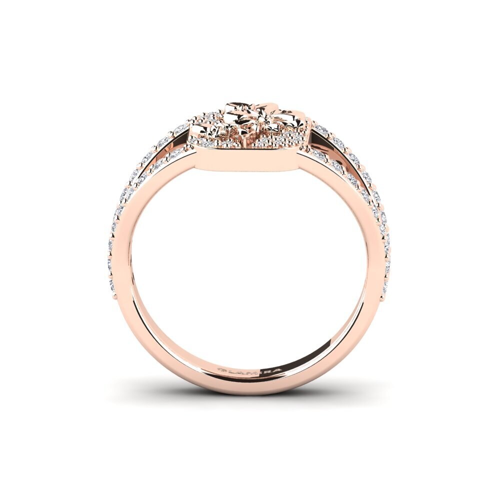 9ct Rose Gold Ring Vielle
