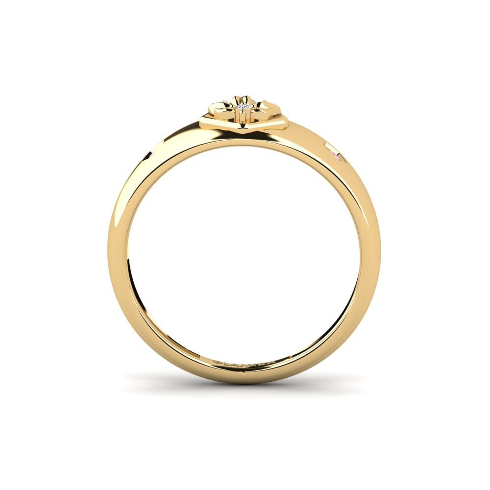 Zafiro Rosado Anillo Vilsamhet