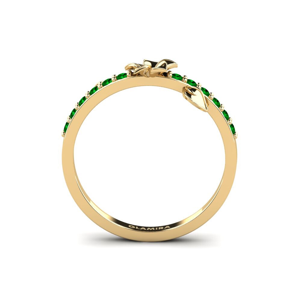 Green Zirconia Ring Bloomse