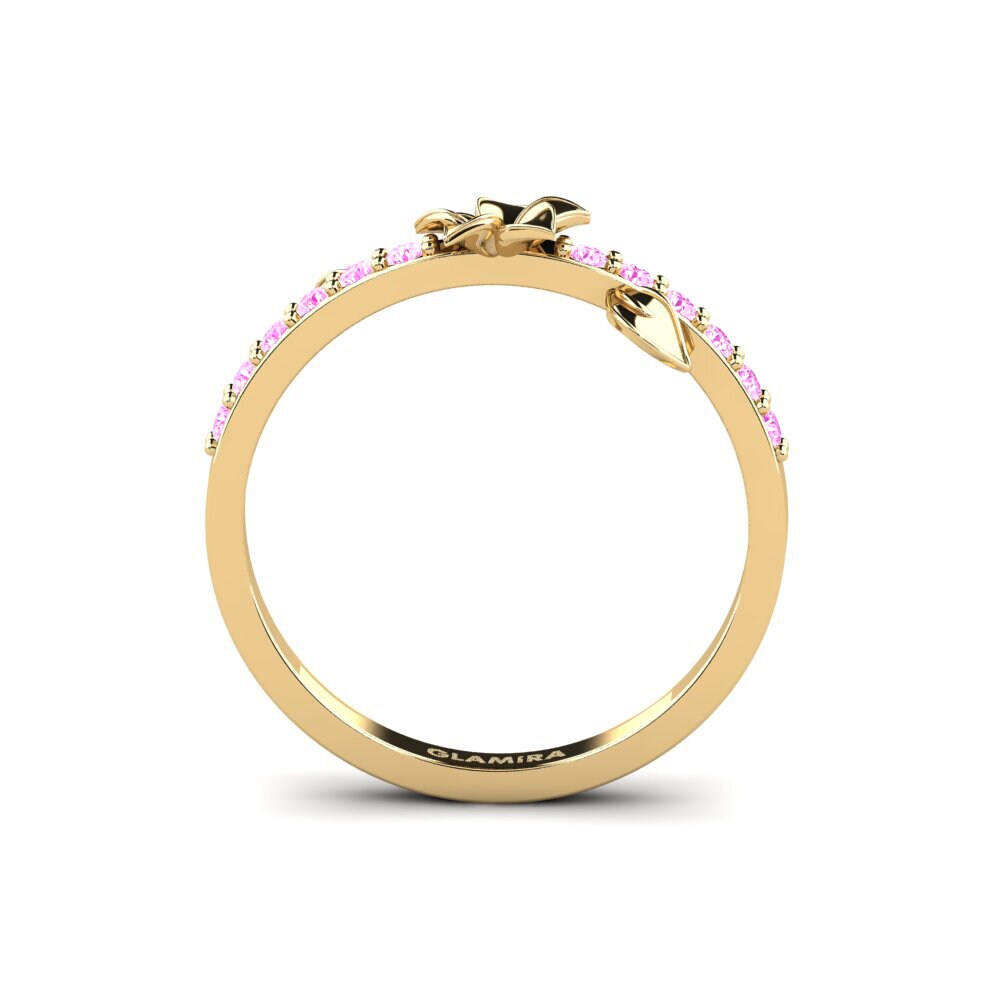 Zafiro Rosado Anillo Bloomse