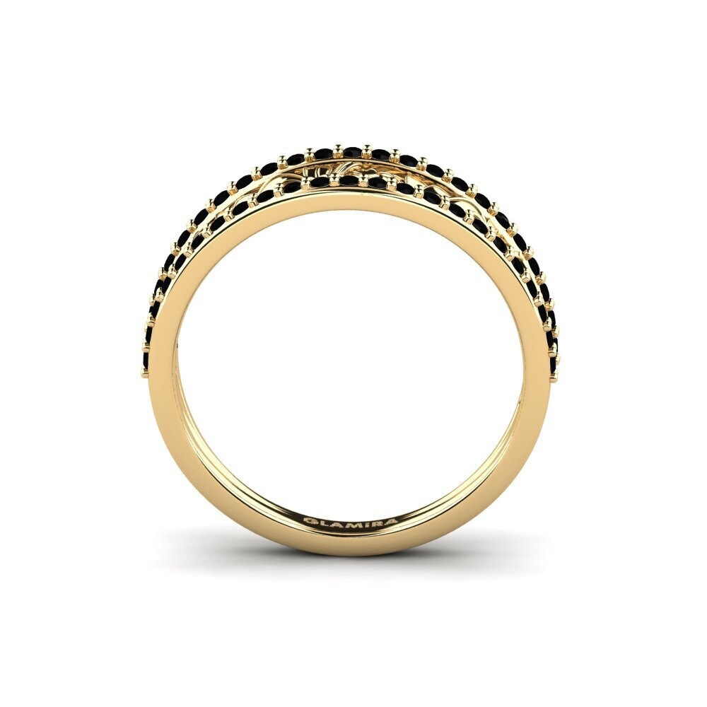 Diamante Negro Anillo Bowery