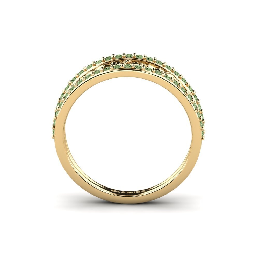 Diamante Verde Anel Bowery