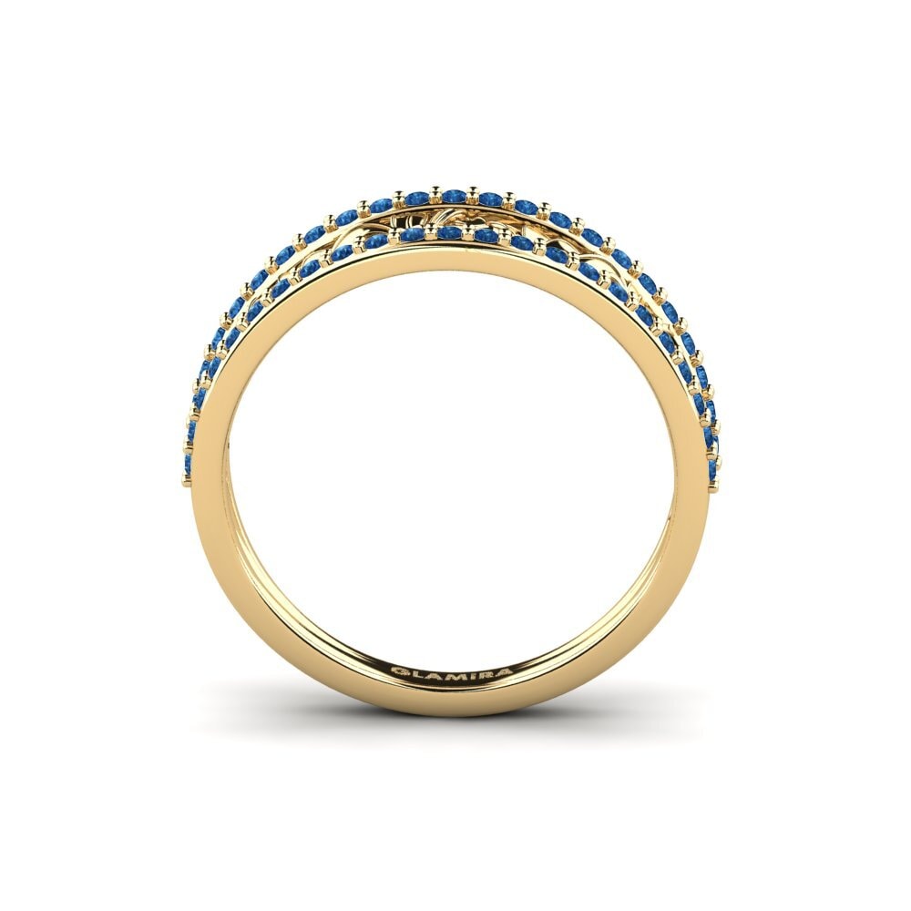 Dark Blue Zirconia Ring Bowery