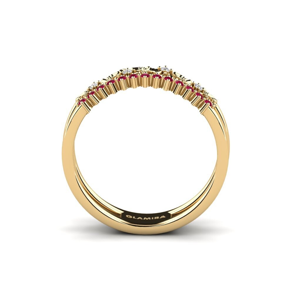 Rubí Anillo Bromelle