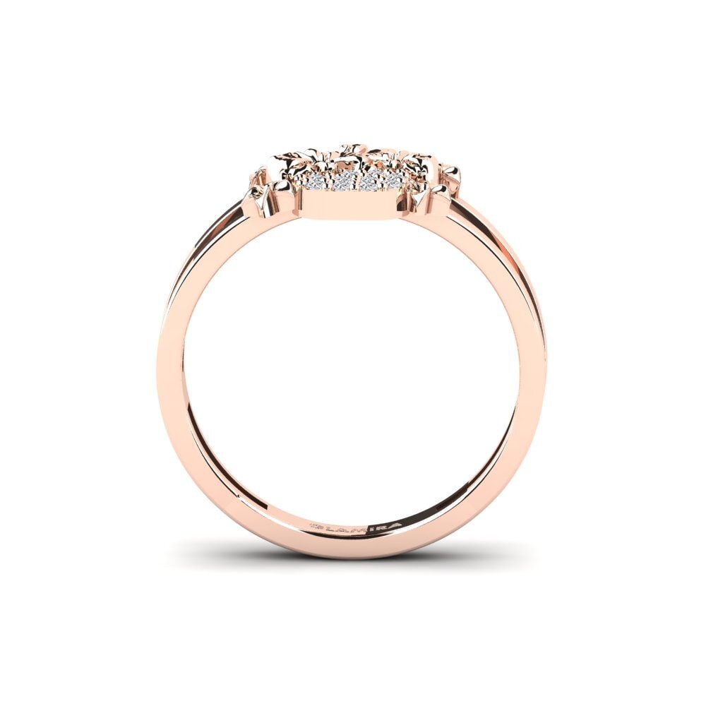 14ct Rose Gold Diamond Ring Canal