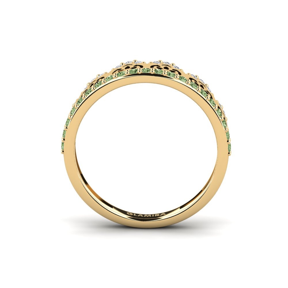 Diamante Verde Anel Culuri