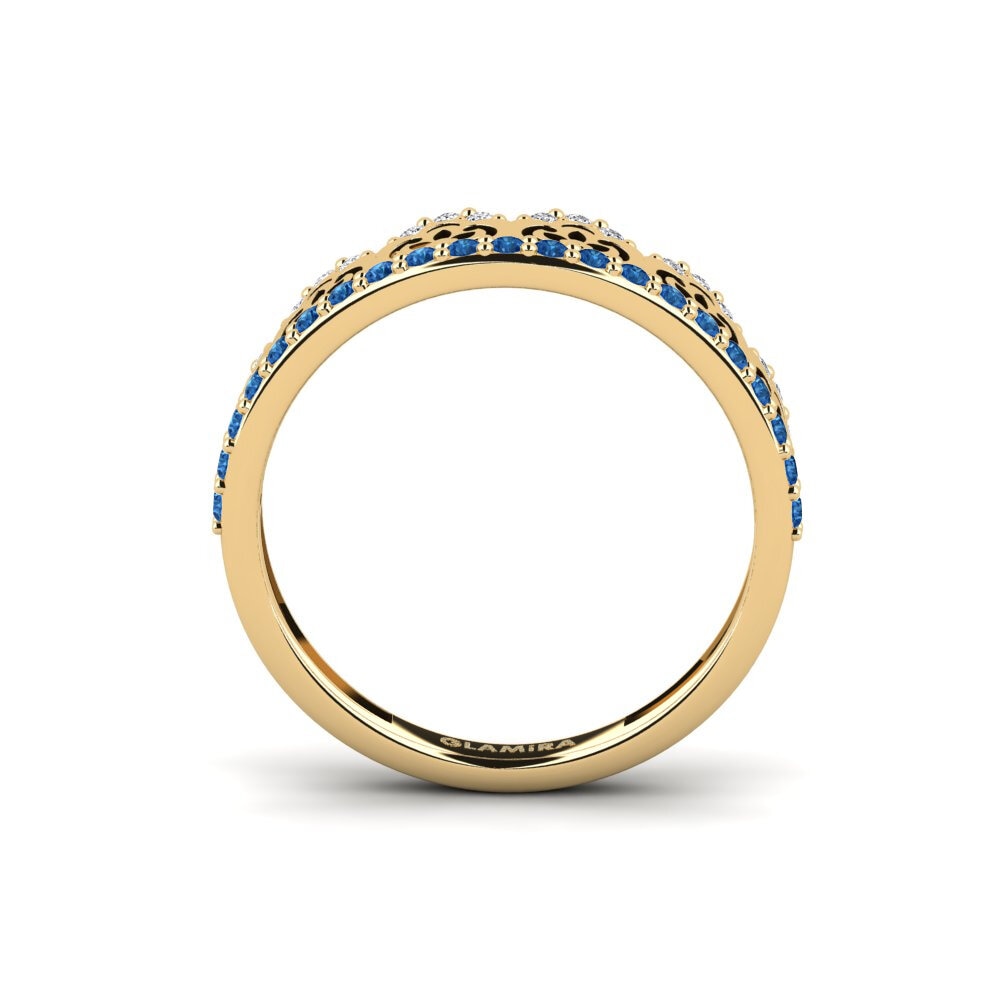 Dark Blue Zirconia Ring Culuri