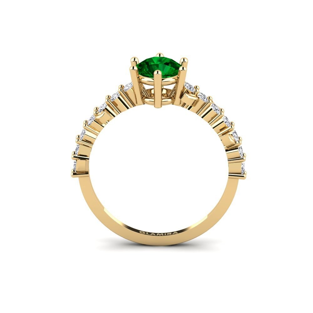 Circonita Verde Anillo Efimero