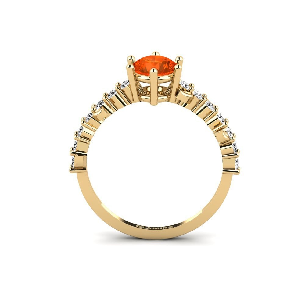 Fire-Opal Ring Efimero