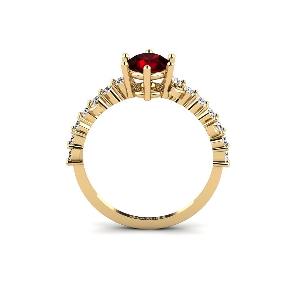 Garnet Ring Efimero