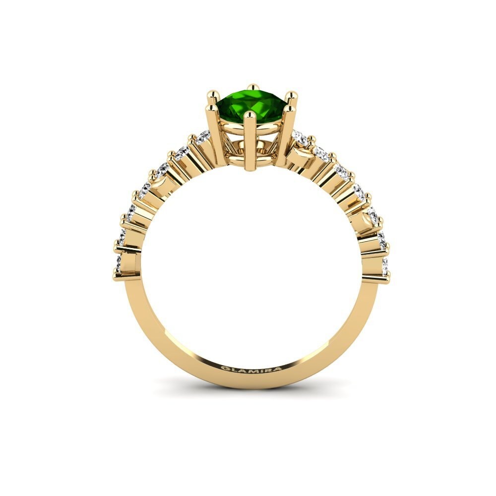 Green Tourmaline Ring Efimero