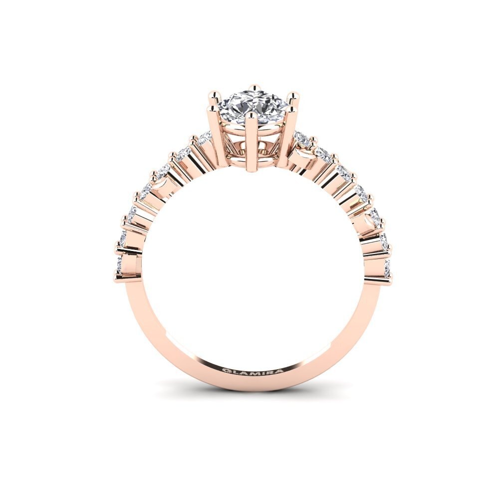 14ct Rose Gold Ring Efimero