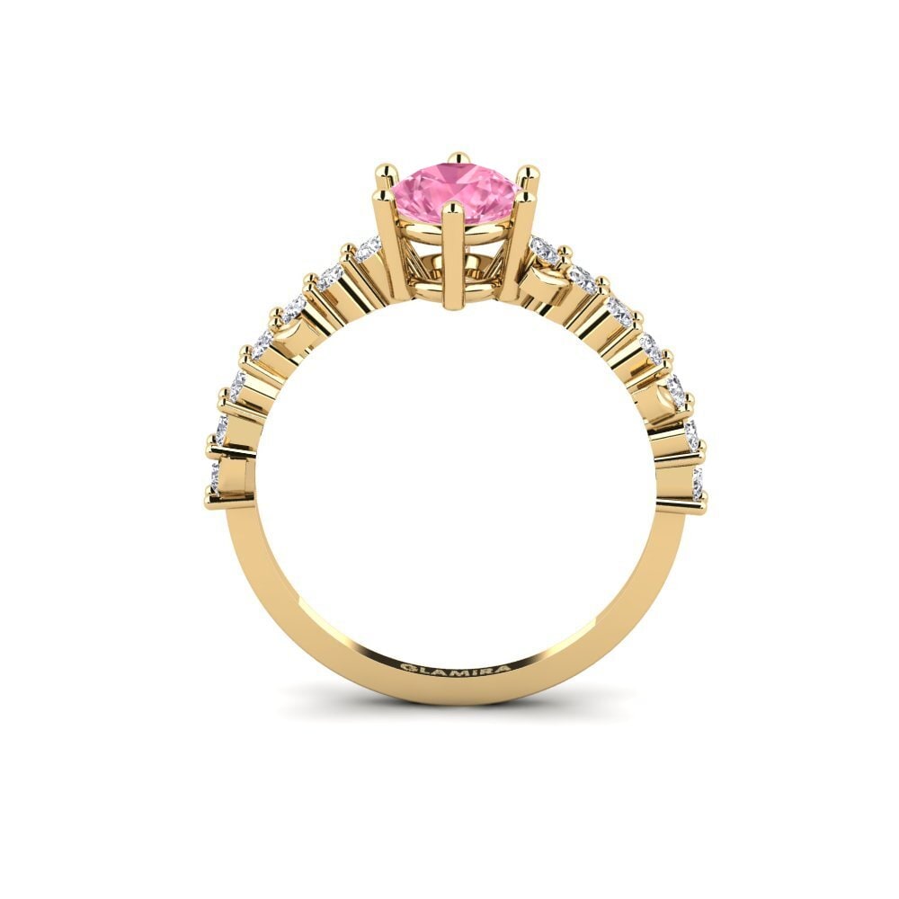 Pink Sapphire Ring Efimero