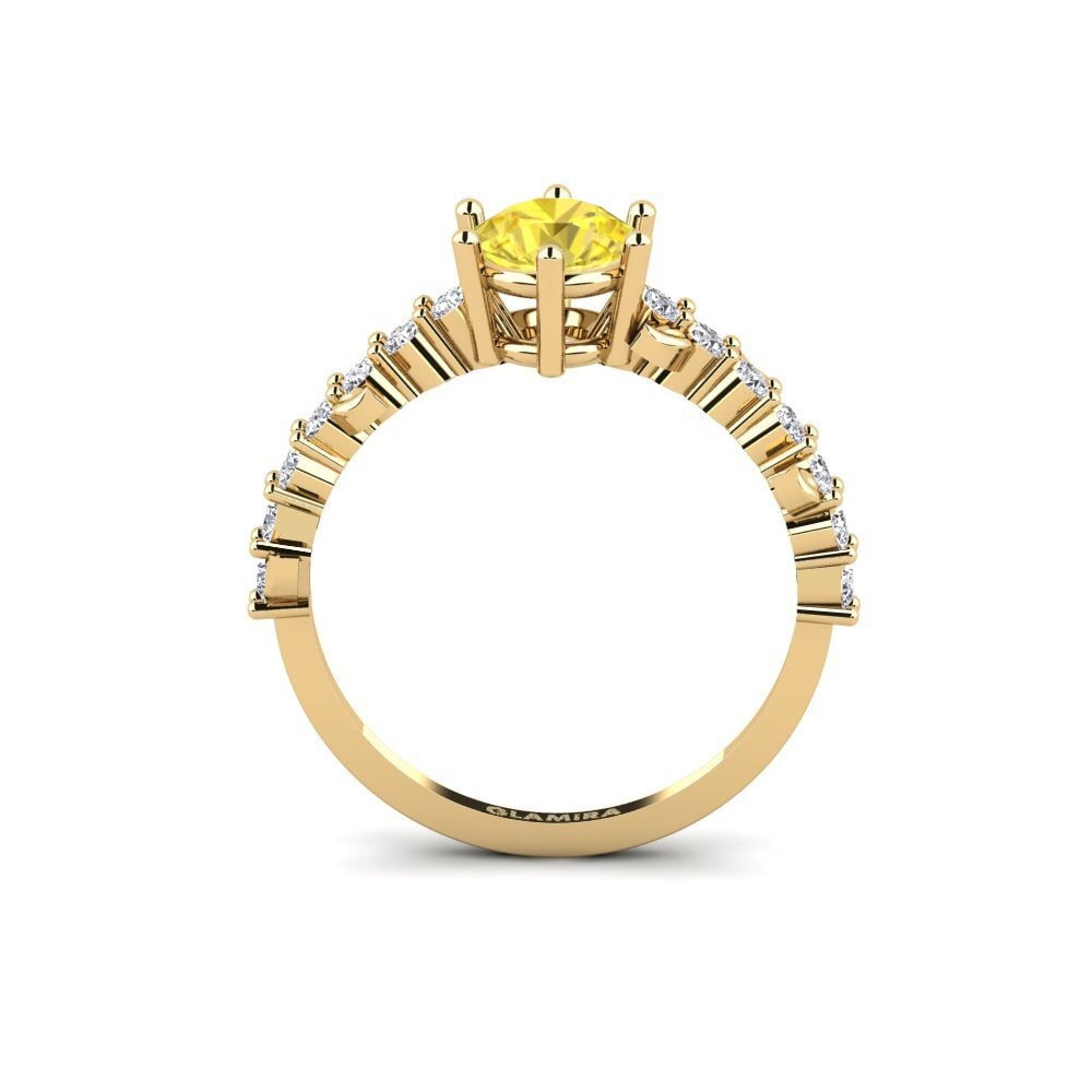 Yellow Sapphire Ring Efimero