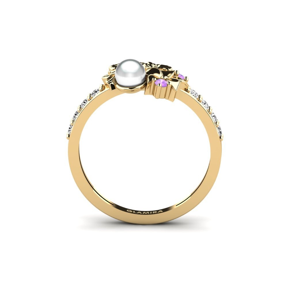 Amatista Anillo Fleurin